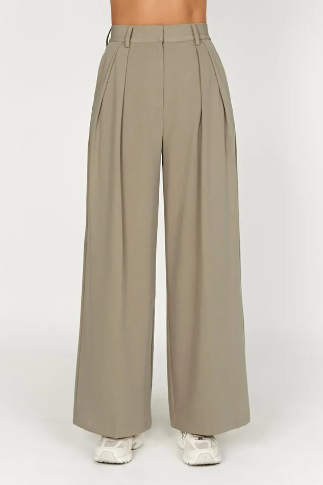 Meshki Pants Jemima Straight Leg Pants 8211 Olive Olive 8211 Women