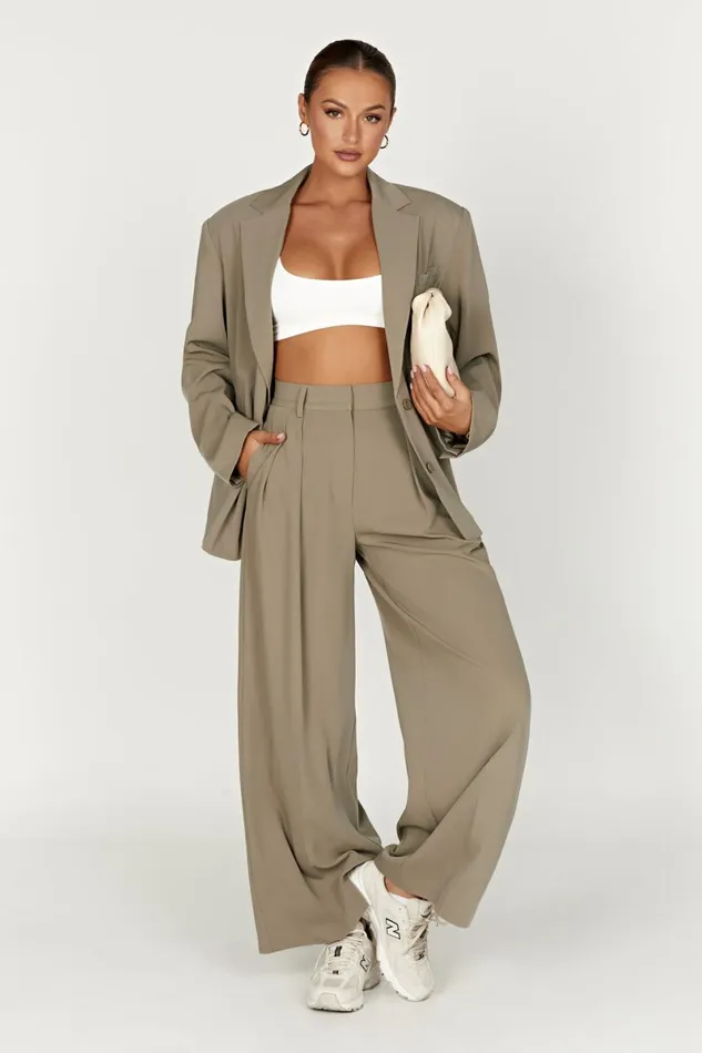 Meshki Pants Jemima Straight Leg Pants 8211 Olive Olive 8211 Women