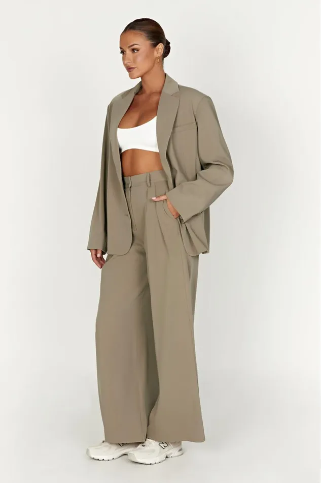 Meshki Pants Jemima Straight Leg Pants 8211 Olive Olive 8211 Women