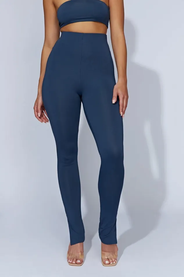 Meshki Pants Michelle Side Split Leggings 8211 Midnight Navy Midnightnavy 8211 Women Meshki Pants Michelle Side Split Leggings 8211 Midnight Navy Midnightnavy 8211 Women