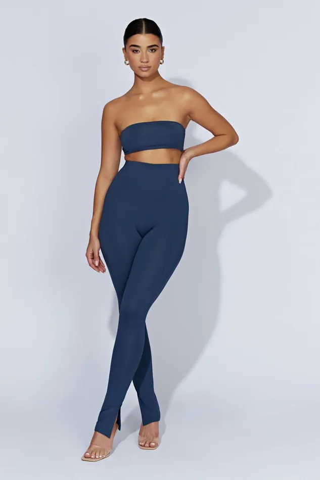 Meshki Pants Michelle Side Split Leggings 8211 Midnight Navy Midnightnavy 8211 Women Meshki Pants Michelle Side Split Leggings 8211 Midnight Navy Midnightnavy 8211 Women