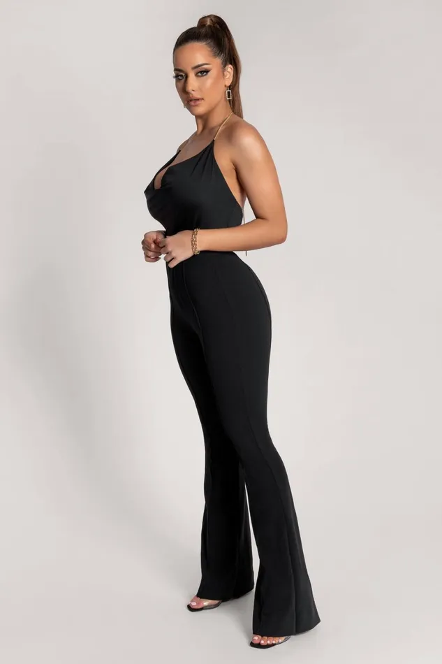 Meshki Pants Zendaya Highwaisted Flare Pants 8211 Black Black 8211 Women