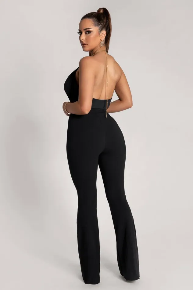 Meshki Pants Zendaya Highwaisted Flare Pants 8211 Black Black 8211 Women