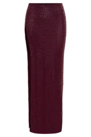Meshki Skirts Ellery Square Diamante Maxi Skirt 8211 Berry Berry 8211 Women