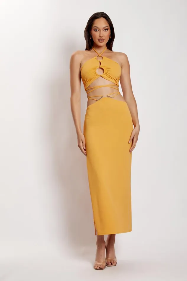 Meshki Skirts Erika Maxi Skirt With Hardware 8211 Mango Mango 8211 Women Meshki Skirts Erika Maxi Skirt With Hardware 8211 Mango Mango 8211 Women