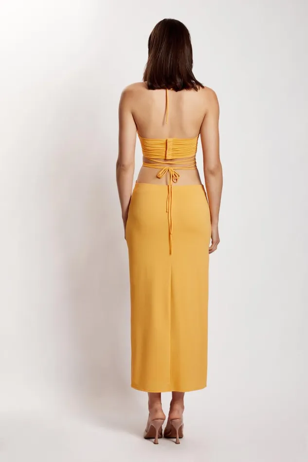 Meshki Skirts Erika Maxi Skirt With Hardware 8211 Mango Mango 8211 Women Meshki Skirts Erika Maxi Skirt With Hardware 8211 Mango Mango 8211 Women