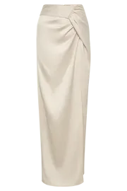 Meshki Skirts Jennifer Twist Maxi Skirt 8211 Ivory Ivory 8211 Women