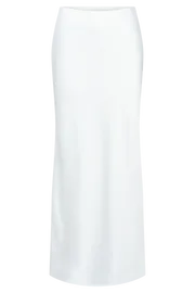 Meshki Skirts Missy Maxi Satin Skirt 8211 White White 8211 Women
