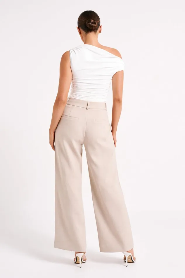 Meshki Sleeveless Tops Alayna Recycled Nylon Ruched Top 8211 White White 8211 Women