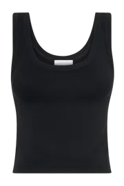 Meshki Sleeveless Tops Chandler Modal Tank Top 8211 Black Black 8211 Women
