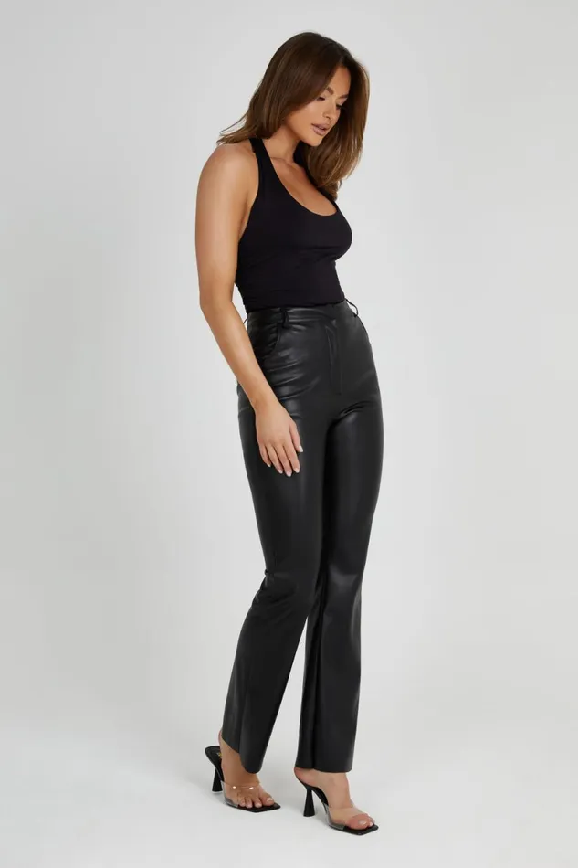 Meshki Sleeveless Tops Marie Recycled Nylon Halter Top 8211 Black Black 8211 Women