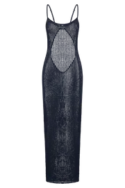 Meshki Summer Dresses Zelda Sequin Crochet Maxi Dress 8211 Midnight Navy Midnightnavy 8211 Women