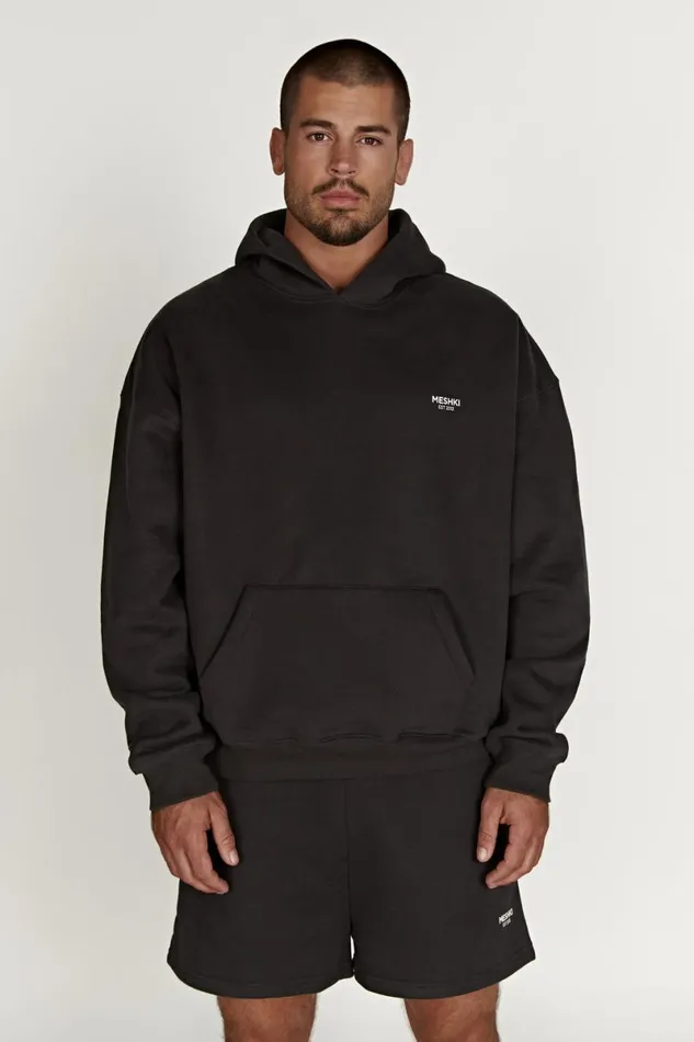 Meshki Sweaters and Hoodies Bernie Oversized Unisex Hoodie 8211 Dusk Black Duskblack 8211 Women