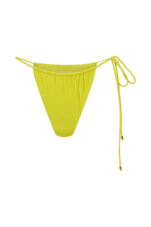 Meshki Swimwear Andie Recycled Nylon Ruched String Side Bikini Brief 8211 Fresh Green Freshgreen 8211 Women Meshki Swimwear Andie Recycled Nylon Ruched String Side Bikini Brief 8211 Fresh Green Freshgreen 8211 Women