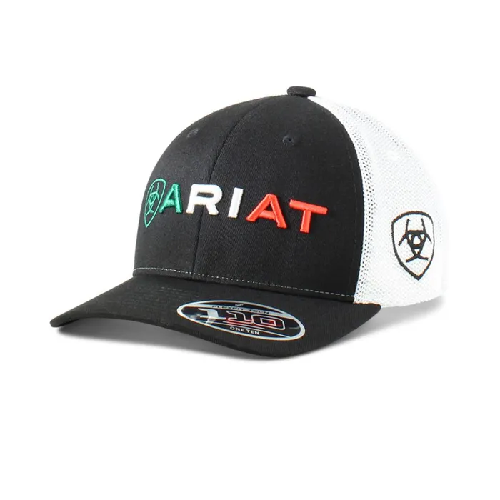 Mexico Logo Cap Black Kids Ariat Hats and Caps