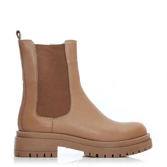 MidCalf Boots Women Moda In Pelle Bsoleful B Wolfie Tan Leather