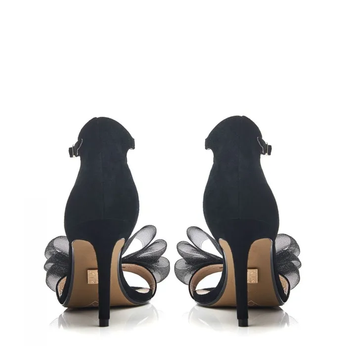 Mid Heel Shoes Women Moda In Pelle Raeleigh Black Suede