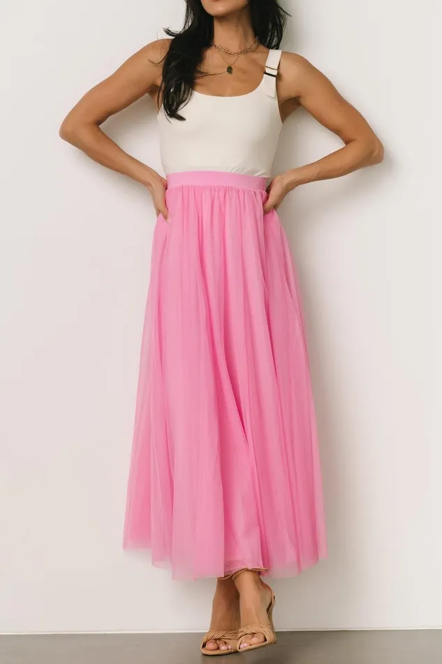 Mila Tulle Skirt Taffy Pink Women Baltic Born Skirts Mila Tulle Skirt Taffy Pink Women Baltic Born Skirts