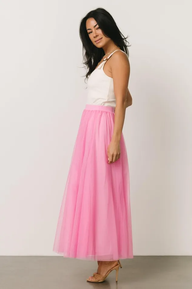 Mila Tulle Skirt Taffy Pink Women Baltic Born Skirts Mila Tulle Skirt Taffy Pink Women Baltic Born Skirts