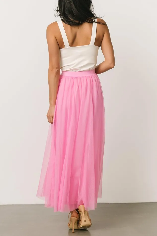 Mila Tulle Skirt Taffy Pink Women Baltic Born Skirts Mila Tulle Skirt Taffy Pink Women Baltic Born Skirts