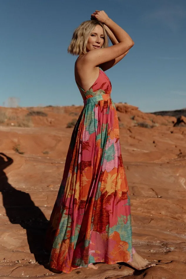 Miramar Maxi Dress Multi Print Women Baltic Born Cover Ups