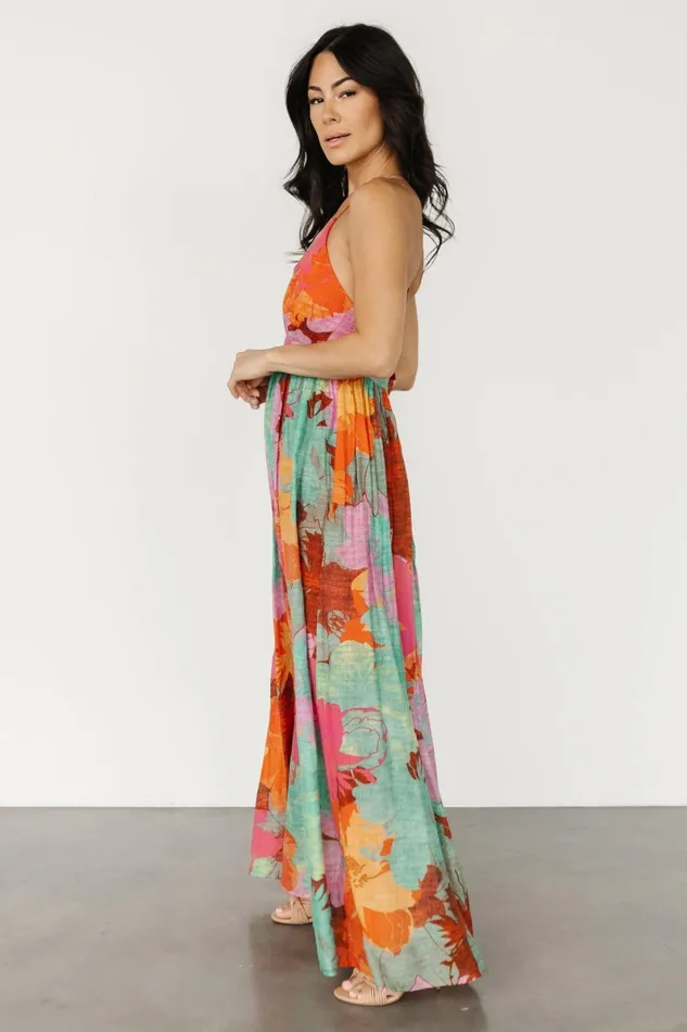 Miramar Maxi Dress Multi Print Women Baltic Born Cover Ups
