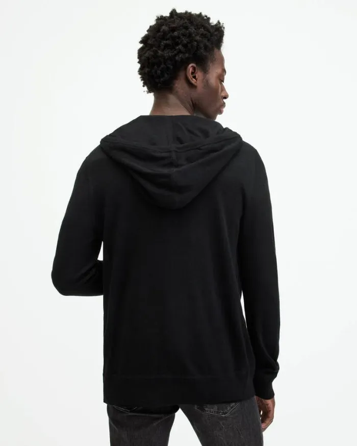 Mode Merino Zip Up Ramskull Hoodie Black Men AllSaints Sweatshirts and Hoodies Mode Merino Zip Up Ramskull Hoodie Black Men AllSaints Sweatshirts and Hoodies