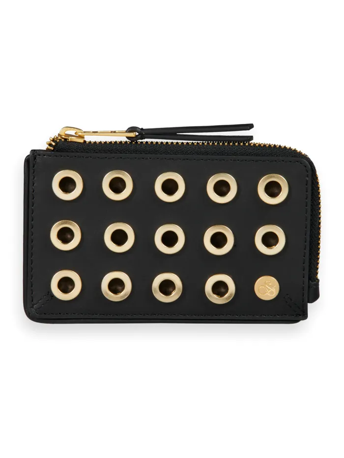 MULTI PURSE WALLET WITH EYELETS Black Women Scotch and Soda Bags