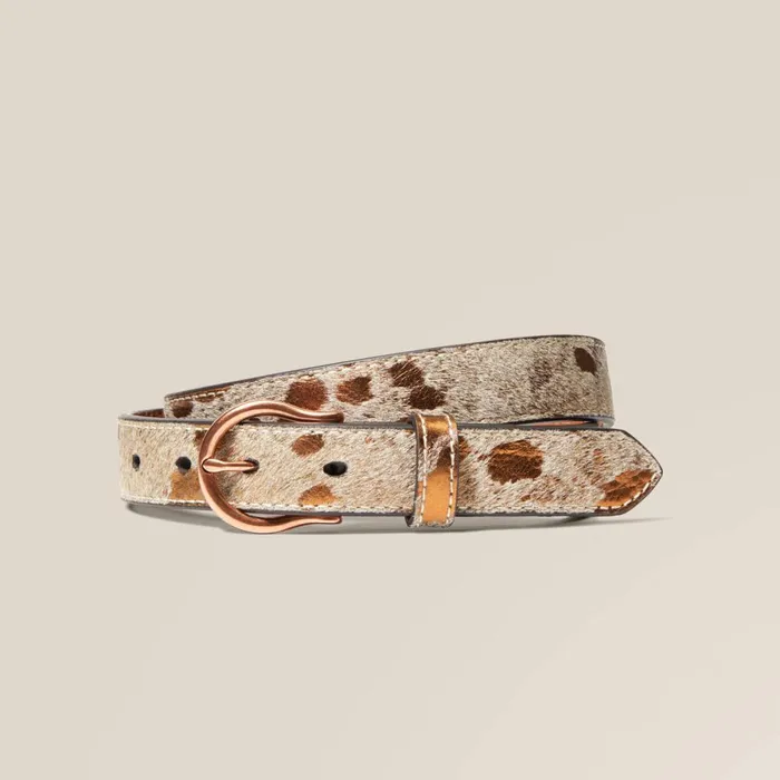 Narrow Belt Calf Hair Women Ariat Belts