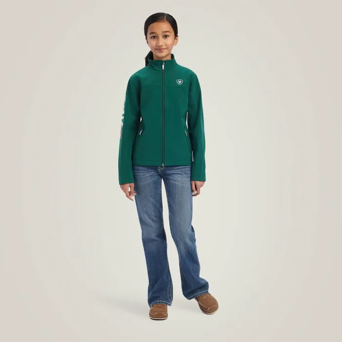 New Team Softshell MEXICO Jacket Verde Kids Ariat Jackets and Vests New Team Softshell MEXICO Jacket Verde Kids Ariat Jackets and Vests