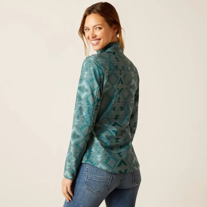 New Team Softshell Print Jacket Pinewood Women Ariat English Riding