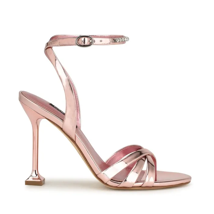 Noras Dress Sandals Medium Pink Women Nine West Heeled