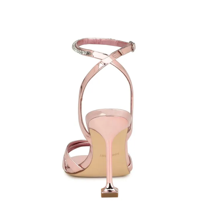 Noras Dress Sandals Medium Pink Women Nine West Heeled Noras Dress Sandals Medium Pink Women Nine West Heeled
