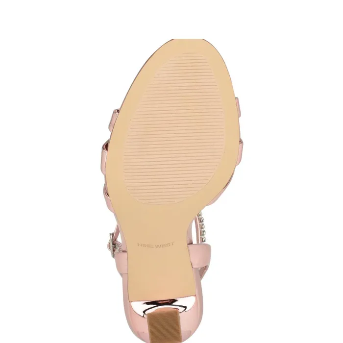 Noras Dress Sandals Medium Pink Women Nine West Heeled Noras Dress Sandals Medium Pink Women Nine West Heeled