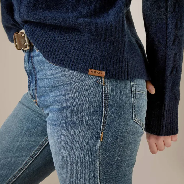 Novato Sweater Navy Heather Women Ariat Sweaters and Cardigans Novato Sweater Navy Heather Women Ariat Sweaters and Cardigans