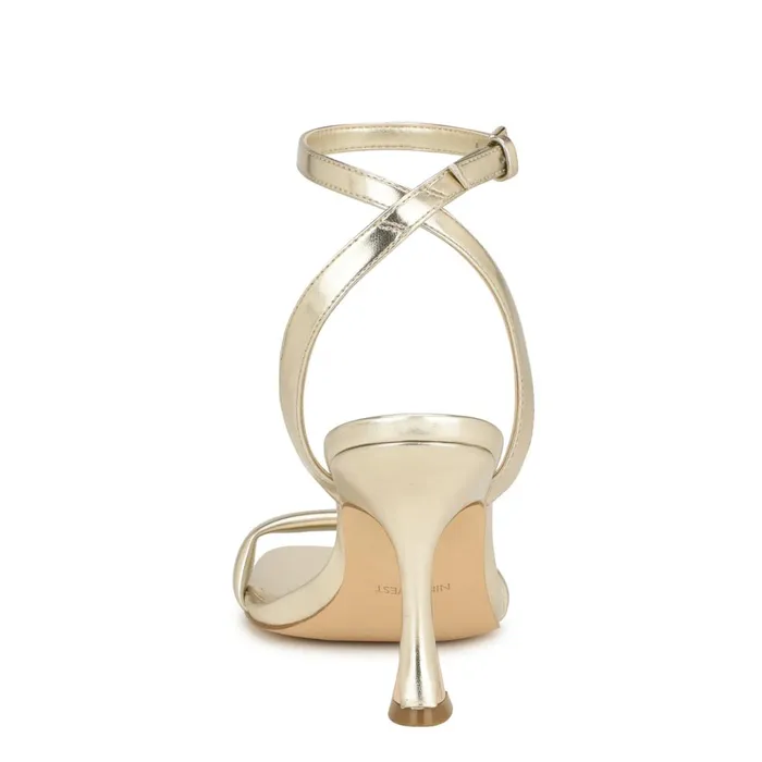Nyra Ankle Strap Sandals Platino Women Nine West Dress Nyra Ankle Strap Sandals Platino Women Nine West Dress