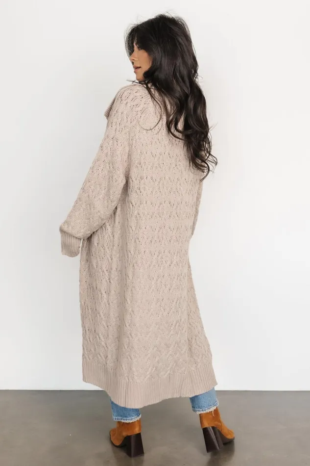 Oakley Long Cardigan Oatmeal Women Baltic Born Cardigans Oakley Long Cardigan Oatmeal Women Baltic Born Cardigans