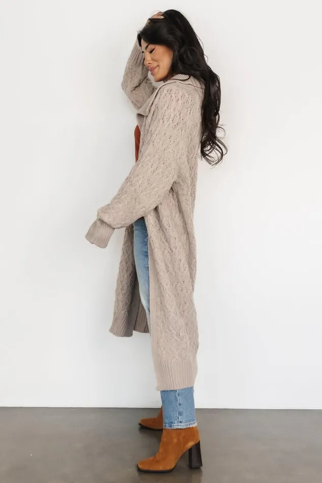 Oakley Long Cardigan Oatmeal Women Baltic Born Cardigans Oakley Long Cardigan Oatmeal Women Baltic Born Cardigans