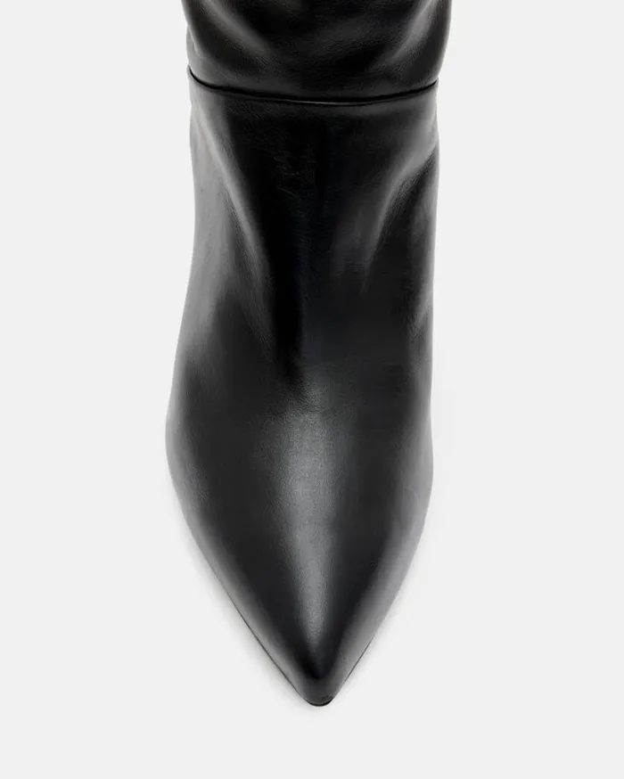 Odyssey Knee High Folding Leather Boots Black Women AllSaints Shoes and Boots Odyssey Knee High Folding Leather Boots Black Women AllSaints Shoes and Boots
