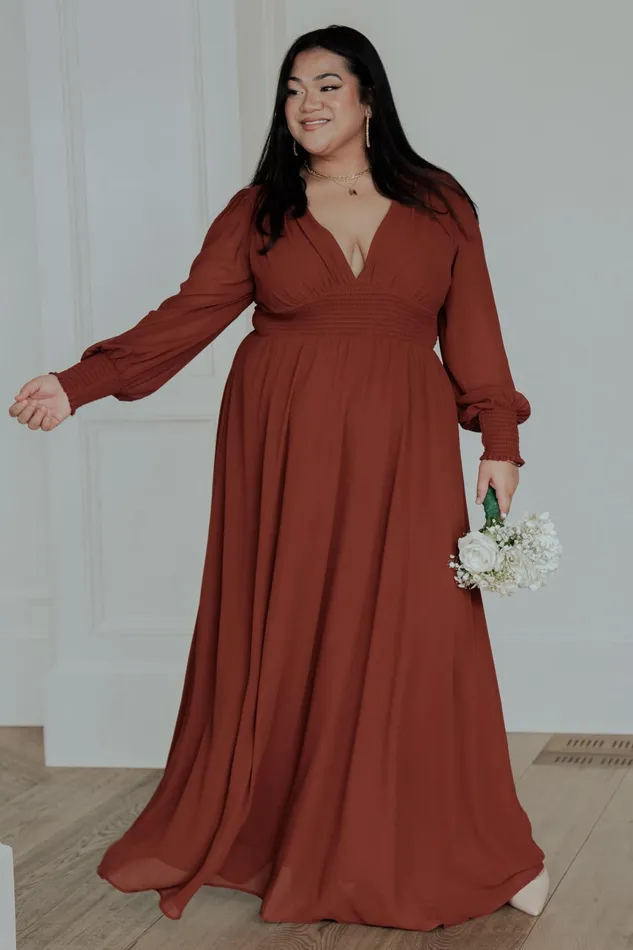 Olivia Maxi Dress Cinnamon Women Baltic Born Bump Friendly
