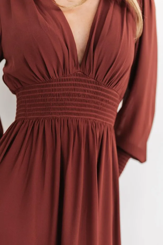 Olivia Maxi Dress Cinnamon Women Baltic Born Bump Friendly