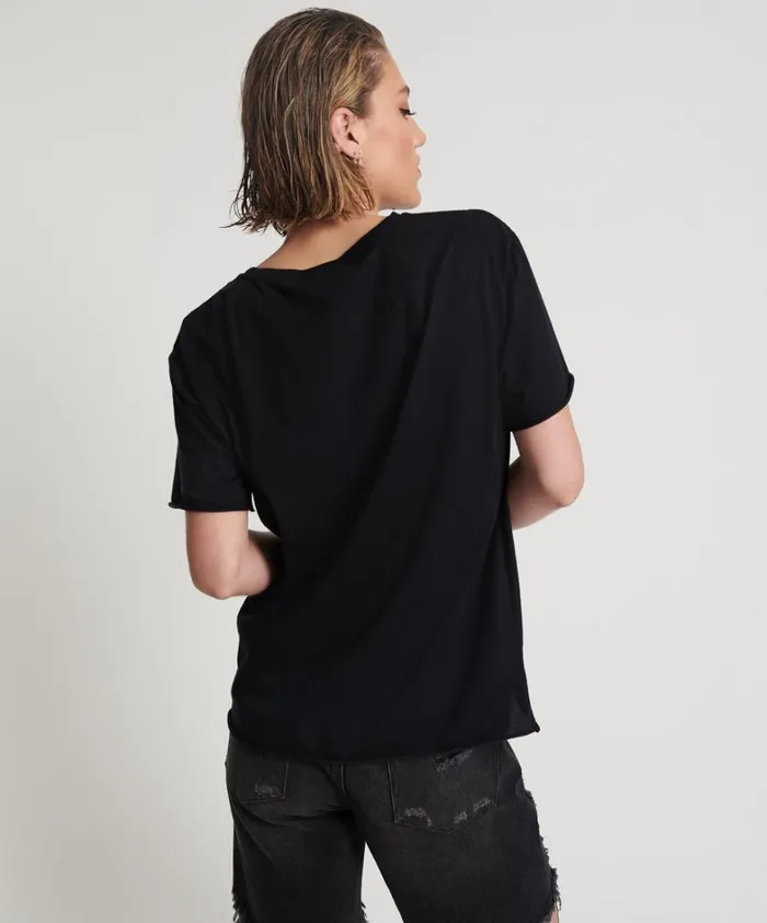 One Teaspoon Basic Tees 99 CENT DREAMS ORGANIC EMBROIDERED TEE 8211 Women One Teaspoon Basic Tees 99 CENT DREAMS ORGANIC EMBROIDERED TEE 8211 Women