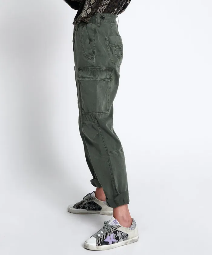 One Teaspoon Bottoms DARK KHAKI CARGO MOTION PANTS 8211 Women One Teaspoon Bottoms DARK KHAKI CARGO MOTION PANTS 8211 Women