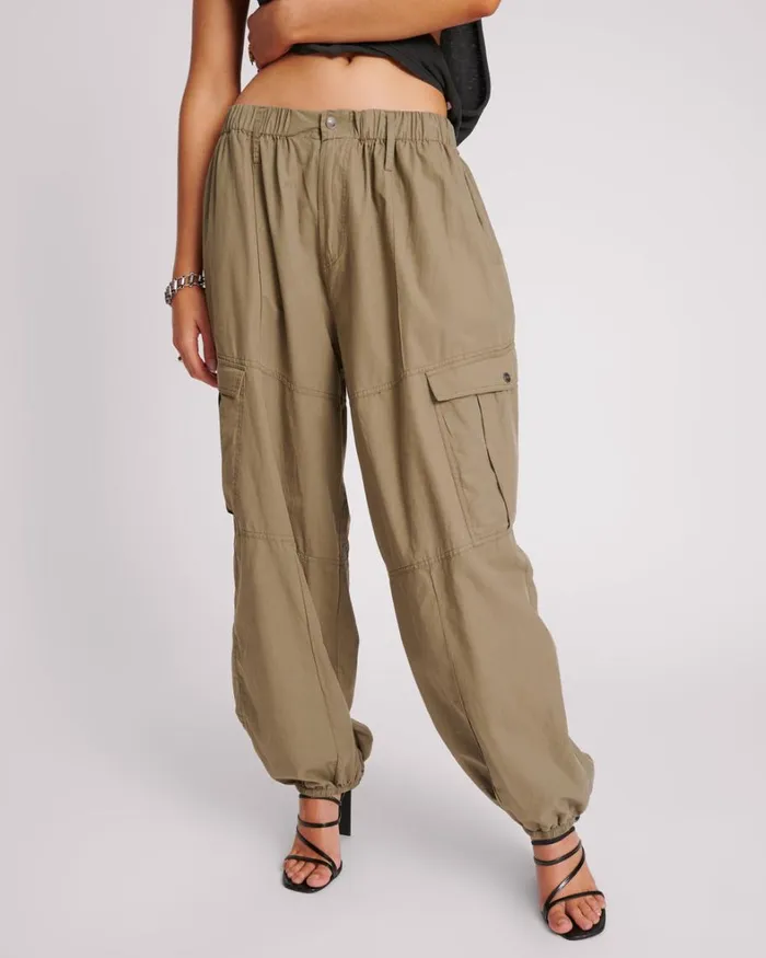 One Teaspoon Bottoms KHAKI UTILITY FLIGHT PANTS 8211 Women One Teaspoon Bottoms KHAKI UTILITY FLIGHT PANTS 8211 Women