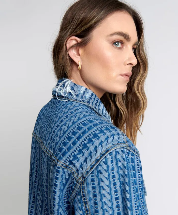 One Teaspoon Denim Jackets ON REPEAT DENIM TRUCKER JACKET 8211 Women One Teaspoon Denim Jackets ON REPEAT DENIM TRUCKER JACKET 8211 Women