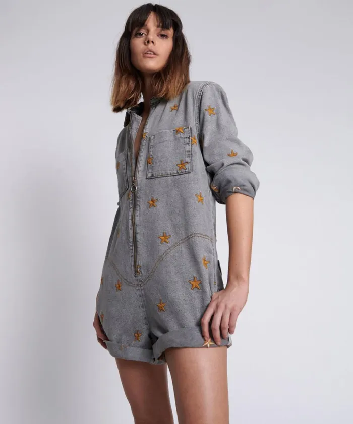 One Teaspoon Denim Jumpsuits FROM THE STARS PROPHECY JUMPSUIT 8211 Women One Teaspoon Denim Jumpsuits FROM THE STARS PROPHECY JUMPSUIT 8211 Women