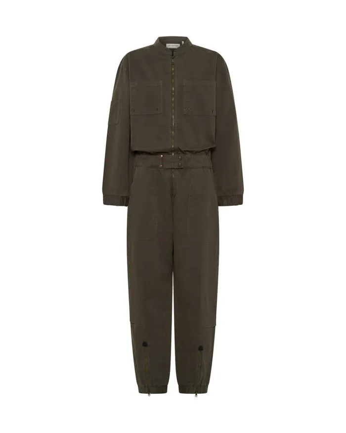 One Teaspoon Denim Jumpsuits KHAKI DARK ROMANCE JUMPSUIT 8211 Women