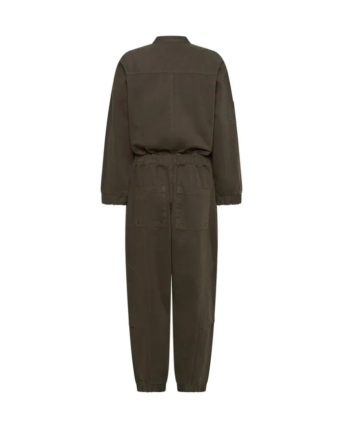 One Teaspoon Denim Jumpsuits KHAKI DARK ROMANCE JUMPSUIT 8211 Women