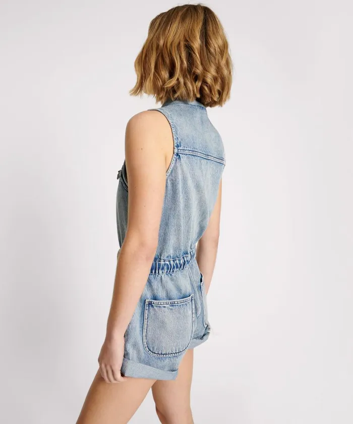 One Teaspoon Denim Jumpsuits SALTY DOG LILLY DENIM JUMPSUIT 8211 Women One Teaspoon Denim Jumpsuits SALTY DOG LILLY DENIM JUMPSUIT 8211 Women