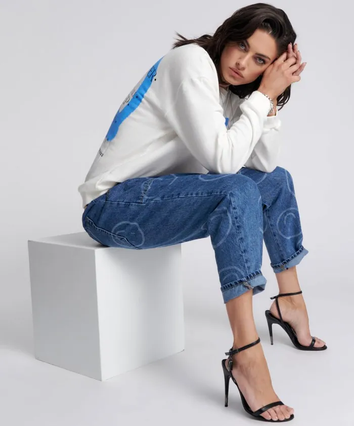 One Teaspoon Hoodies And Sweats GET PHYSICAL PEACE SWEATER 8211 Women One Teaspoon Hoodies And Sweats GET PHYSICAL PEACE SWEATER 8211 Women